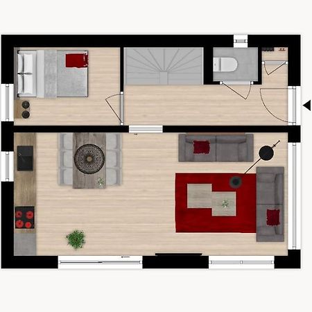 Vakantiewoning 1 Aan Zee, 400 Meter Van Het Strand Заутеланде Экстерьер фото